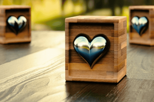 Wood Keepsake Memorial Urns NEWDREAM: Dog Urns for Ashes Box for Dog Ashes Pet Ashes Photo Box,Ash Box for Dogs pet Urns 