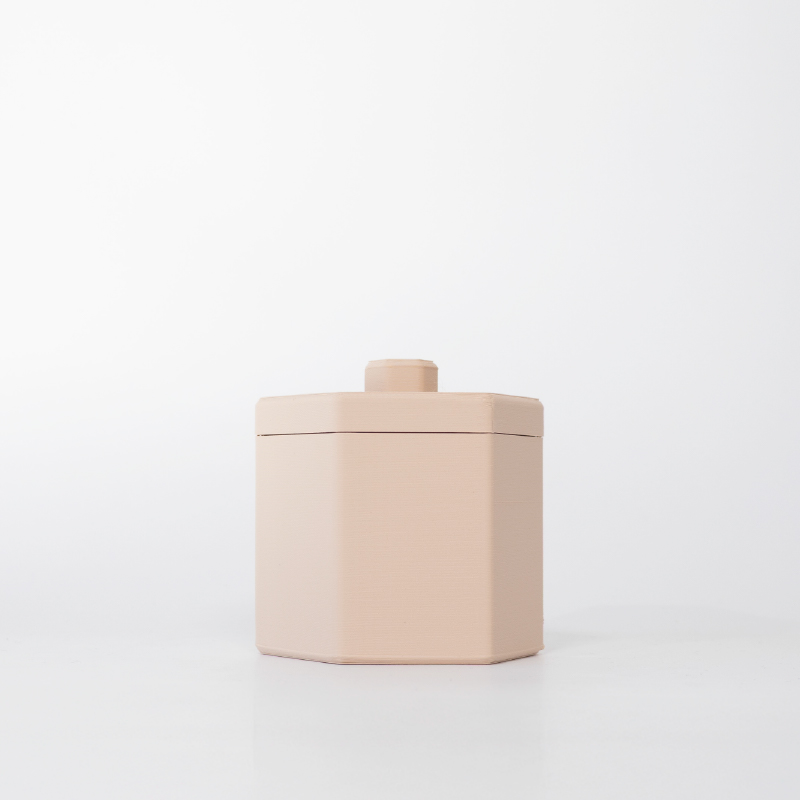 Pet Cremation Pet Urn Memorial, Pet Memorial Australia Product, Urn Contemporary Hex Bone XS
