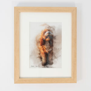 Pet Cremation Sydney Keepsake Memorial, Pet Memorial Australia Product, Framed Art Watercolour Oak Pet Cremation Sydney Keepsake Memorial, Pet Memorial Australia Product, Framed Art Watercolour Oak