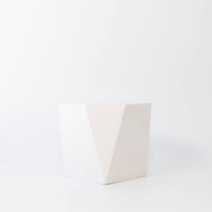 Pet Cremation Sydney Pet Urn Memorial, Pet Memorial Australia Product, Urn Faceted Garden White XS Side Pet Cremation Sydney Pet Urn Memorial, Pet Memorial Australia Product, Urn Faceted Garden White XS Side