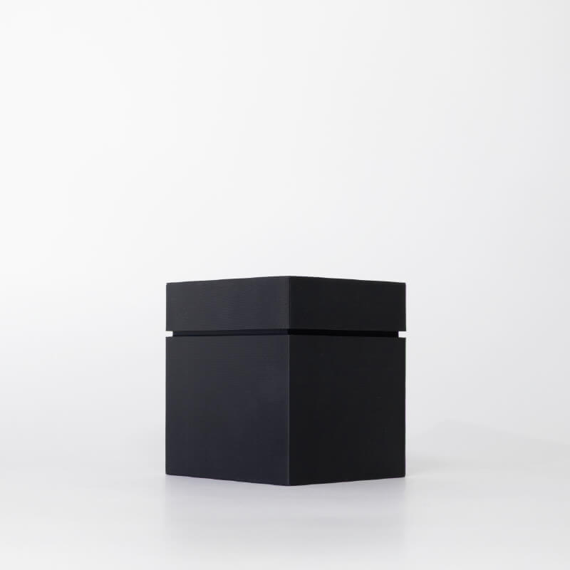 Pet Cremation Sydney Pet Urn Memorial, Pet Memorial Australia Product, Urn Modern Cube Black XS Side Pet Cremation Sydney Pet Urn Memorial, Pet Memorial Australia Product, Urn Modern Cube Black XS Side