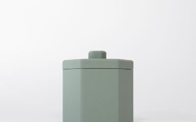 Modern Hexagon Pet Urn